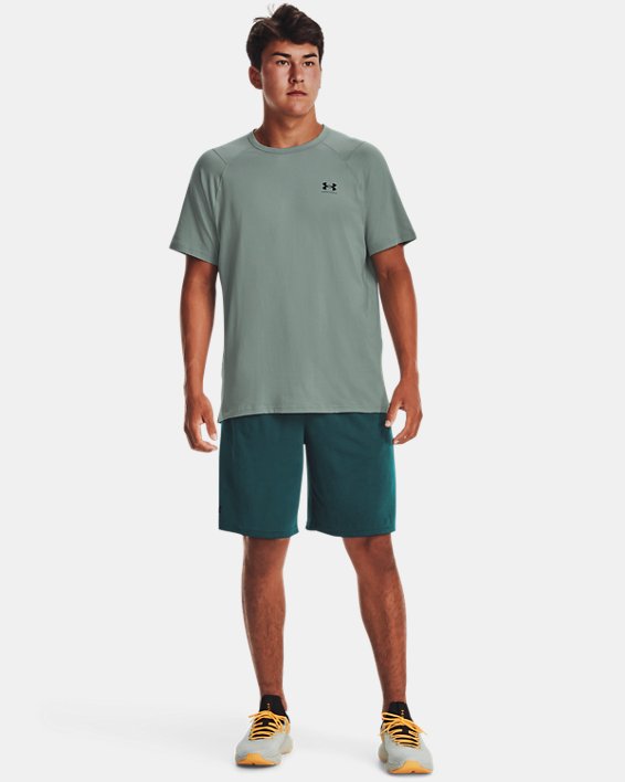 Men's UA Tech™ Mesh Shorts, Green, pdpMainDesktop image number 2